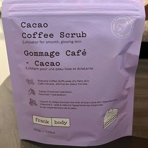 Cacao coffee exfoliating scrub